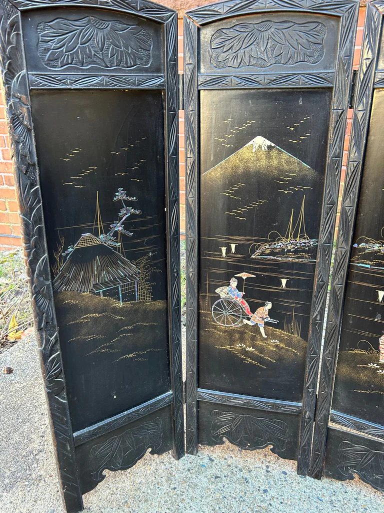 Asian Lacquered Divider  - image 2 of 4