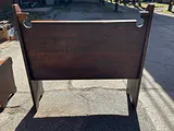 Pair of Oak High Back Benches - thumbnail 4 of 8
