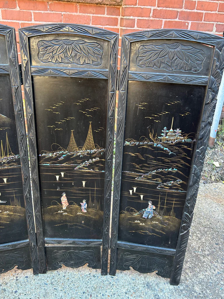 Asian Lacquered Divider  - image 3 of 4