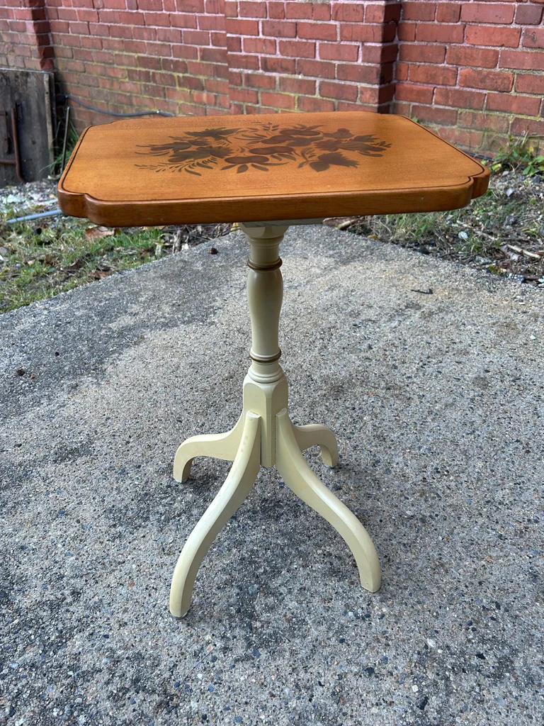 Hitchcock Stenciled Candle Stand  - image 5 of 6