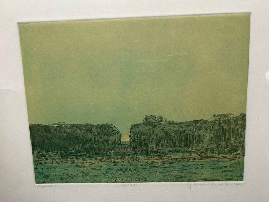 A Collection of Three Woodcut Art Signed - image 6 of 7