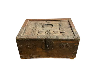 Antique Asian Storage Box - Image 1 of 9