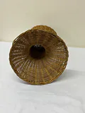 Vintage Hand-Woven Wicker Hat/Wig Display  - thumbnail 5 of 5