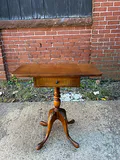 One Drawer Drop Leaf End Table - thumbnail 2 of 5
