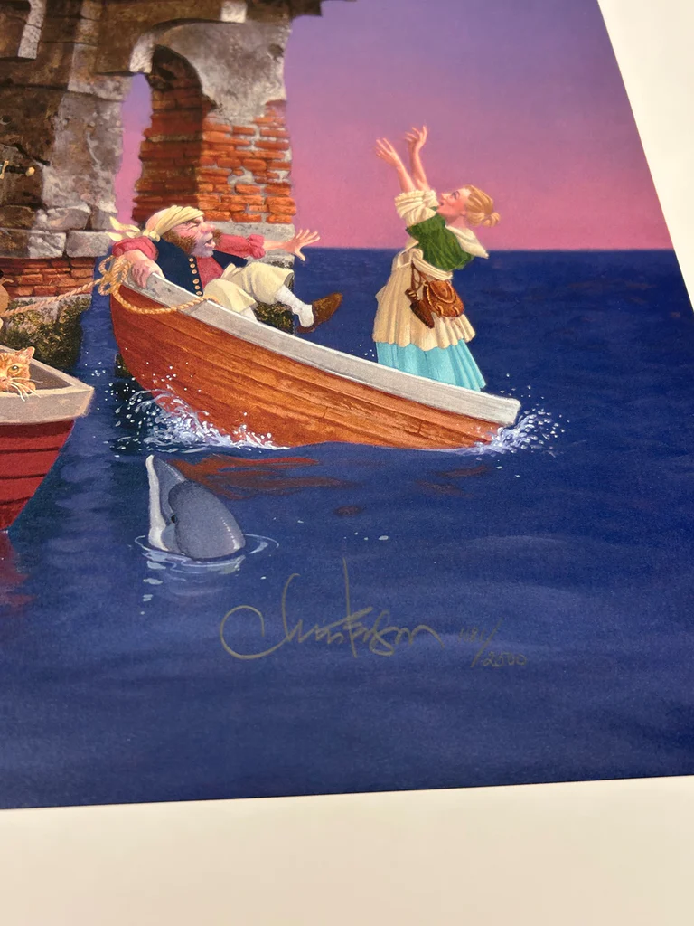 James C. Christensen Whimsical Lithograph, Signed W/COA  - image 3 of 9
