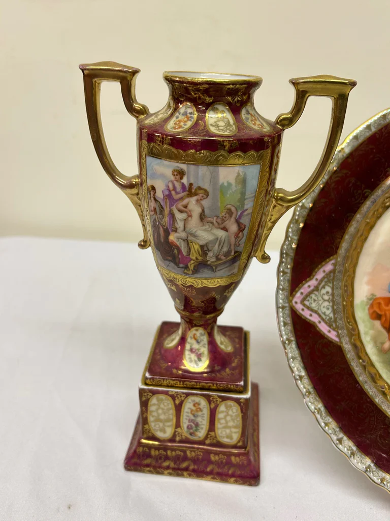 Royal Vienna Porcelain Ewer and Plate - image 5 of 6