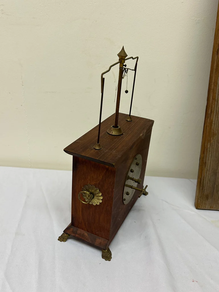 Vintage Mantle Clock & Thermometer - image 7 of 7