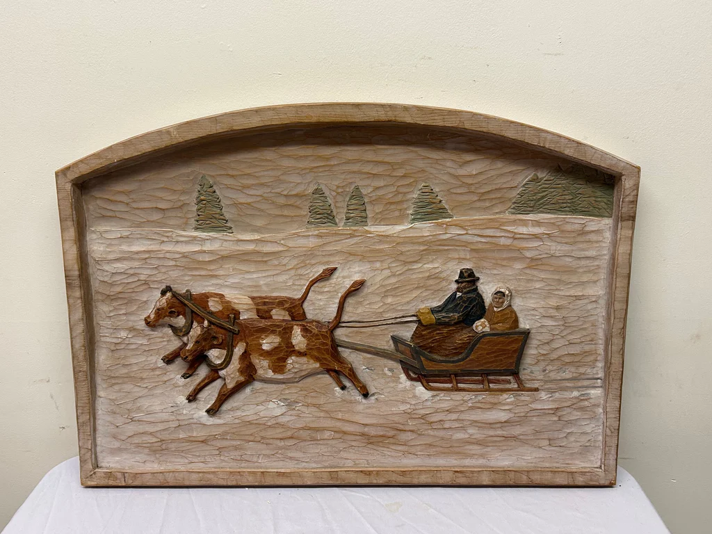 Carved Wood Folkart - image 1 of 5