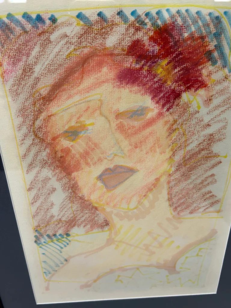 Pastel Portrait Drawings of Women Signed  - image 5 of 6