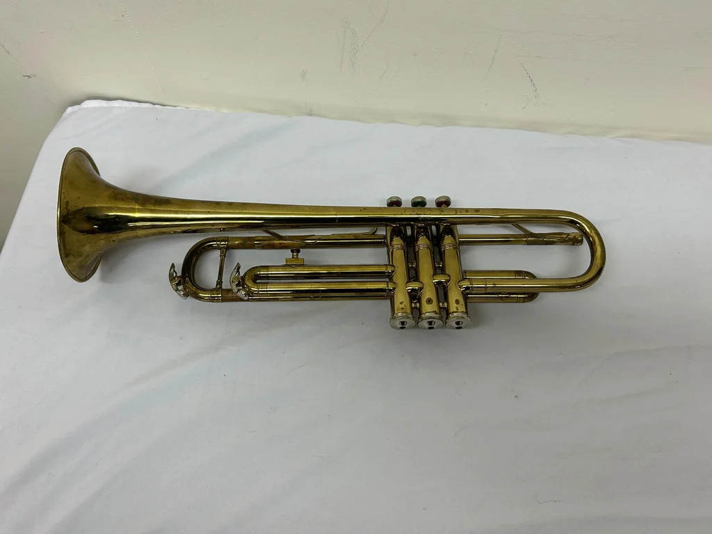 Vintage Embassy Brass Trumpet, Made in England  - image 7 of 8
