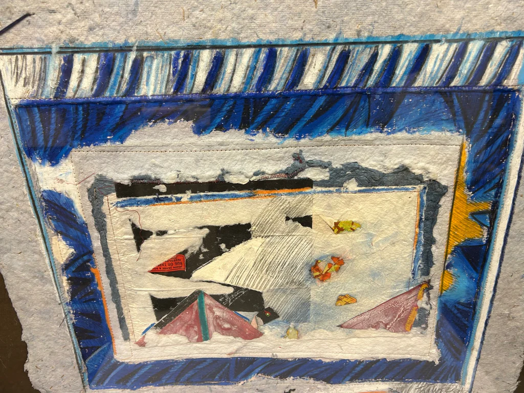 Mix-Media Abstract Art, Signed - image 5 of 7