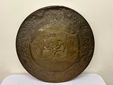 Vintage Pressed Brass Plaque Made in France - thumbnail 6 of 6