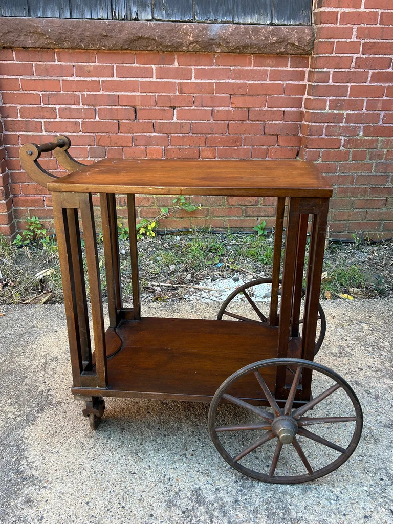 Vintage Arts & Craft Serving Cart - image 4 of 6