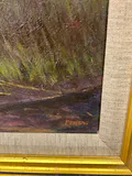 Landscape W/ Home Oil Painting - thumbnail 3 of 5