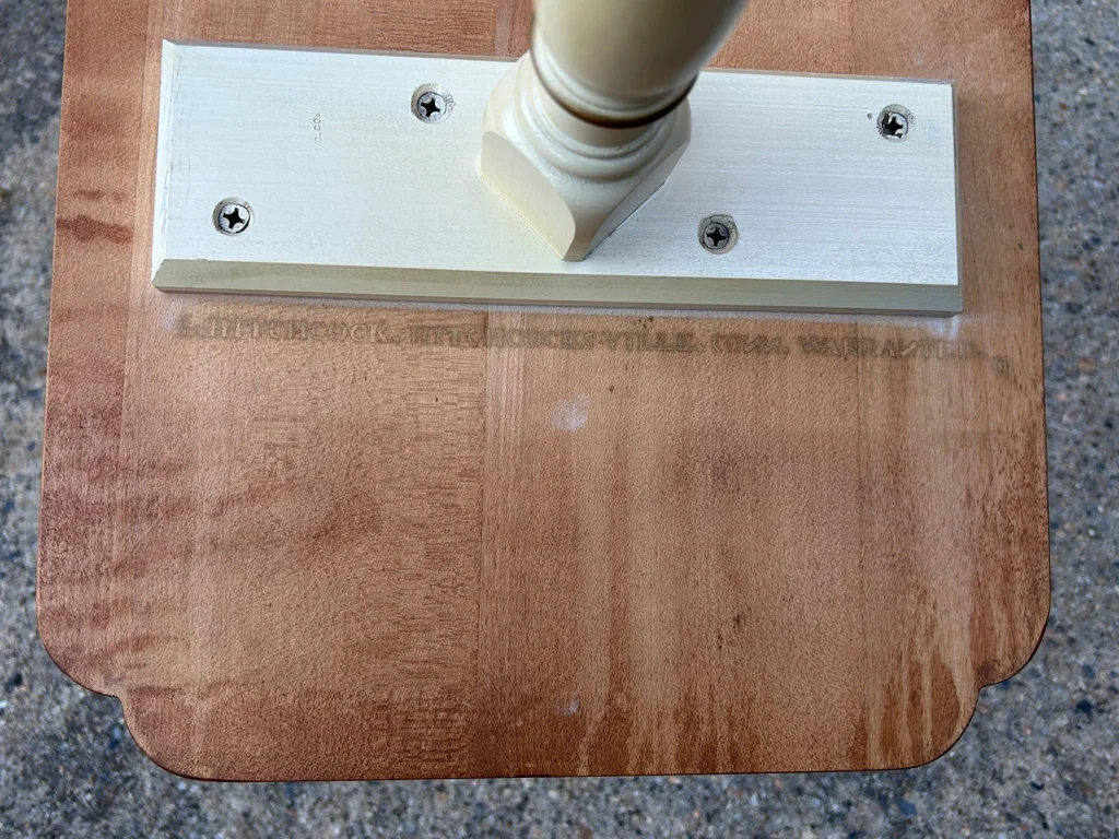 Hitchcock Stenciled Candle Stand - image 3 of 6