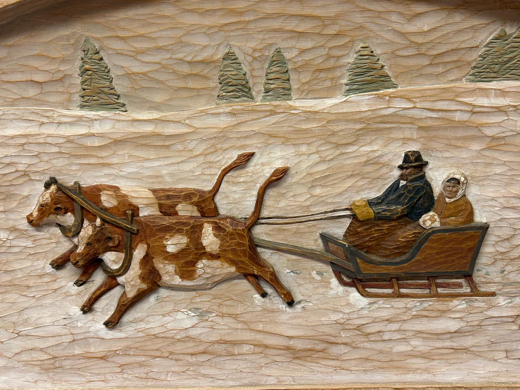 Carved Wood Folkart - image 3 of 5