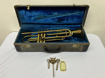 Vintage Embassy Brass Trumpet, Made in England  - Image 1 of 8
