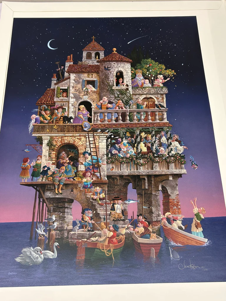 James C. Christensen Whimsical Lithograph, Signed W/COA - image 4 of 9