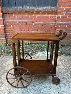 Vintage Arts & Craft Serving Cart - Image 1 of 6