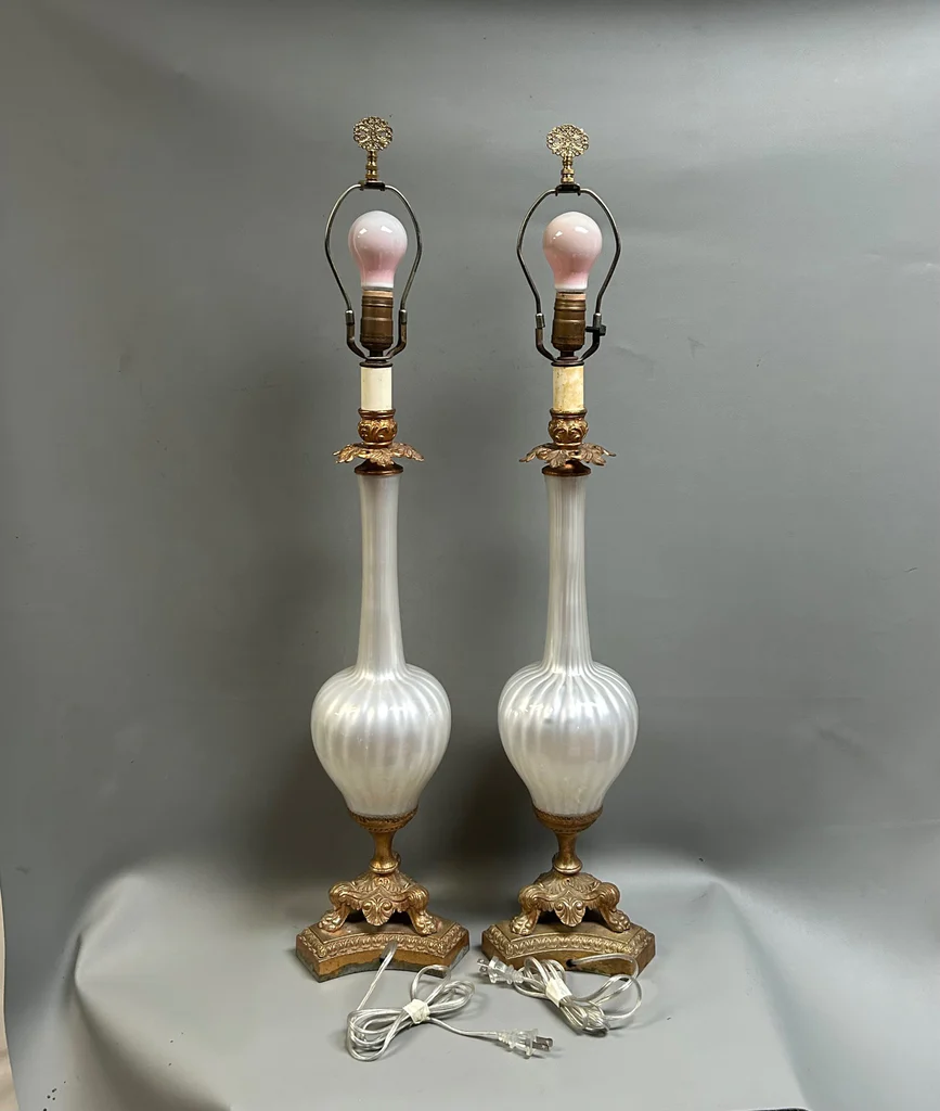 Venetian Style Art Glass Lamps - image 1 of 6
