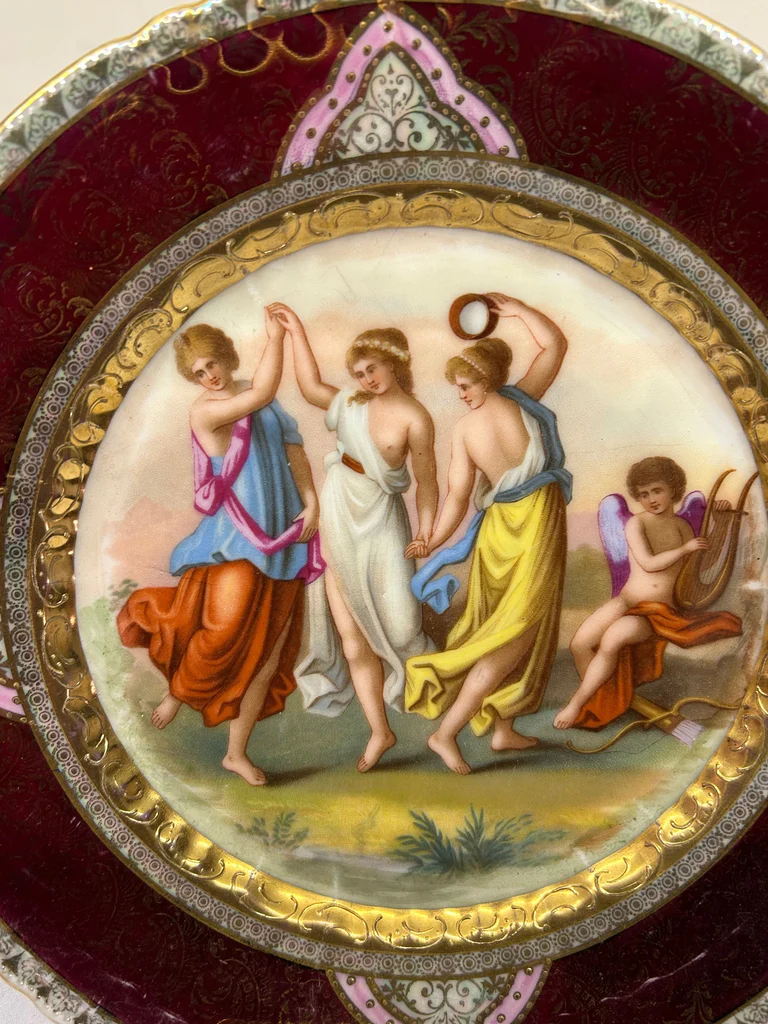 Royal Vienna Porcelain Ewer and Plate - image 4 of 6