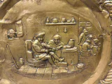 Vintage Pressed Brass Plaque Made in France - thumbnail 5 of 6