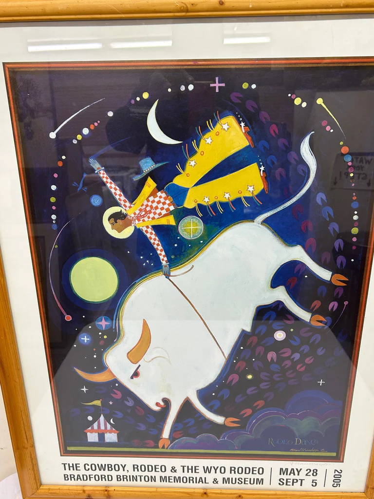 Cowboy Rodeo Dance Poster Signed - image 3 of 4