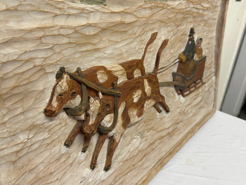 Carved Wood Folkart - image 4 of 5
