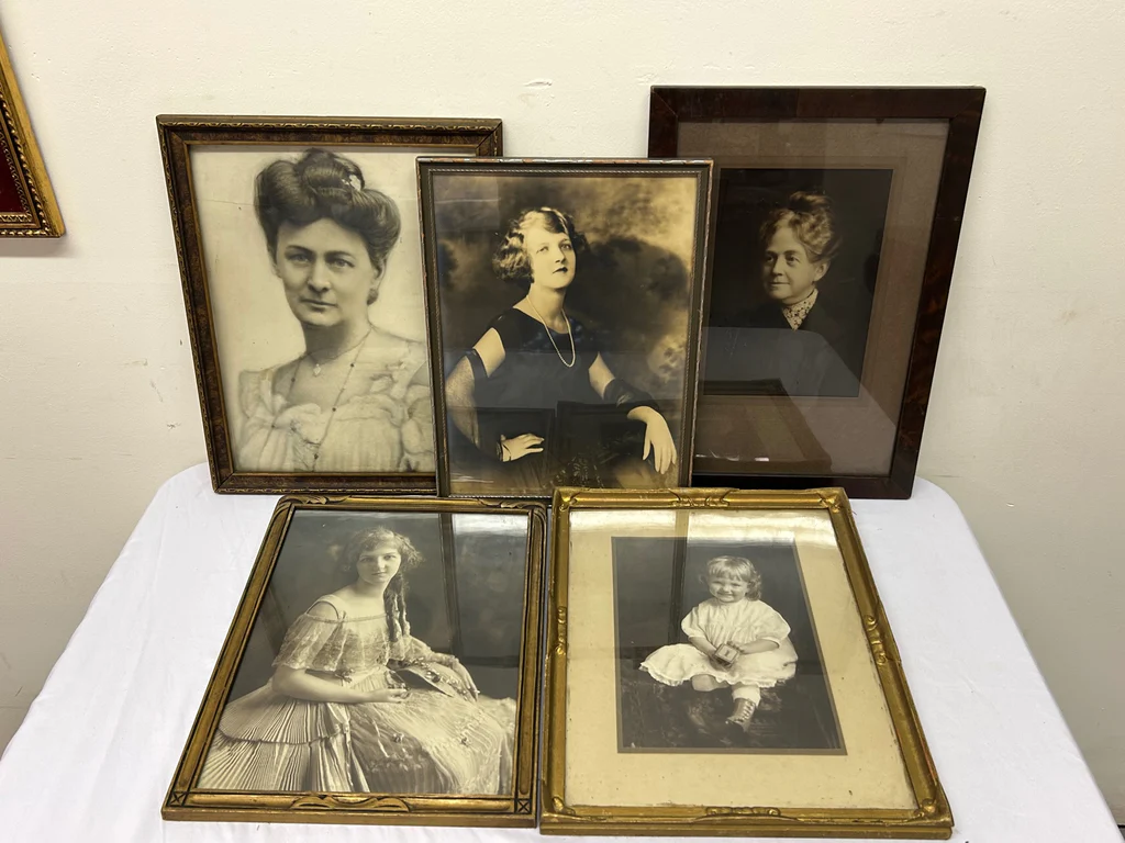 Collection of Vintage Portrait Photographs - image 1 of 6