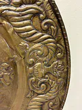 Vintage Pressed Brass Plaque Made in France - thumbnail 4 of 6