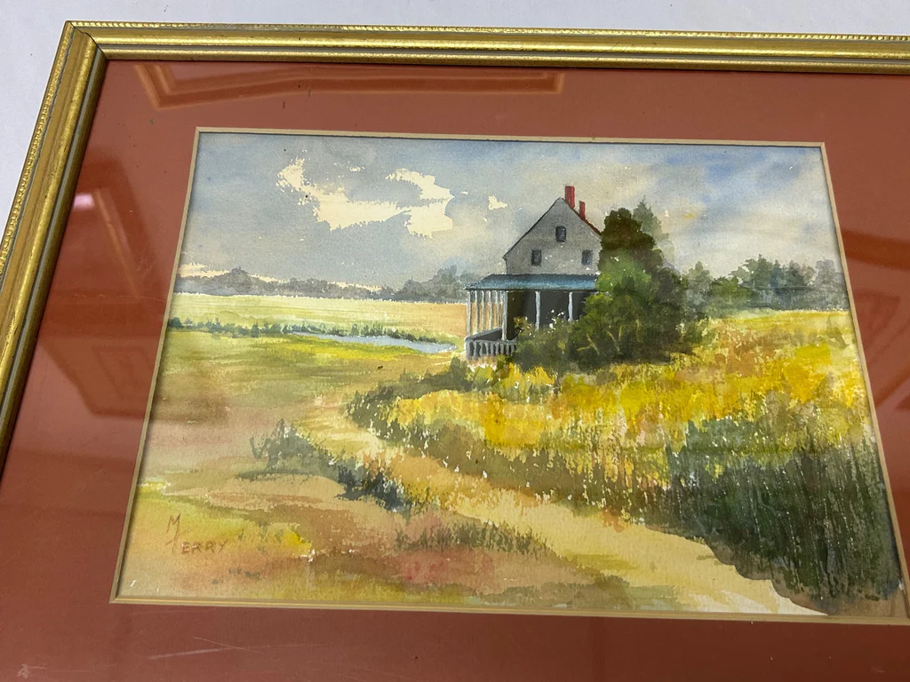 A Group of Two Watercolor Paintings - image 3 of 4