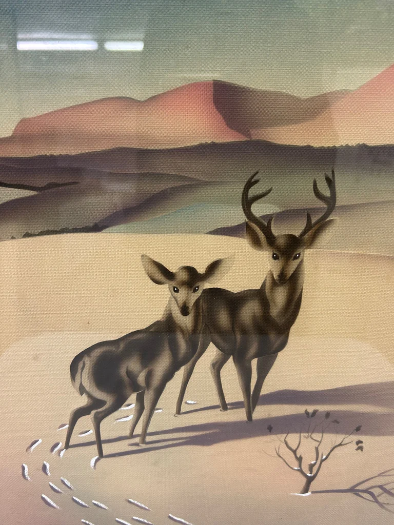 Airbrush Hand Colored Whitetail Deer - image 4 of 6