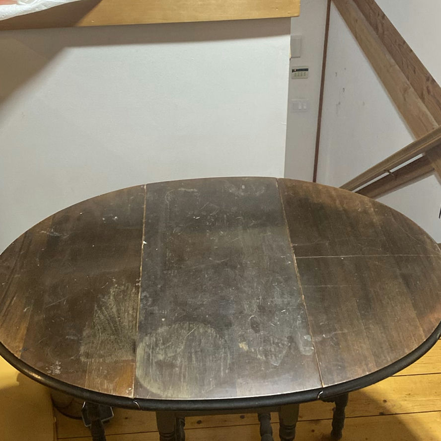 Wooden Drop-Leaf Table - image 4 of 4