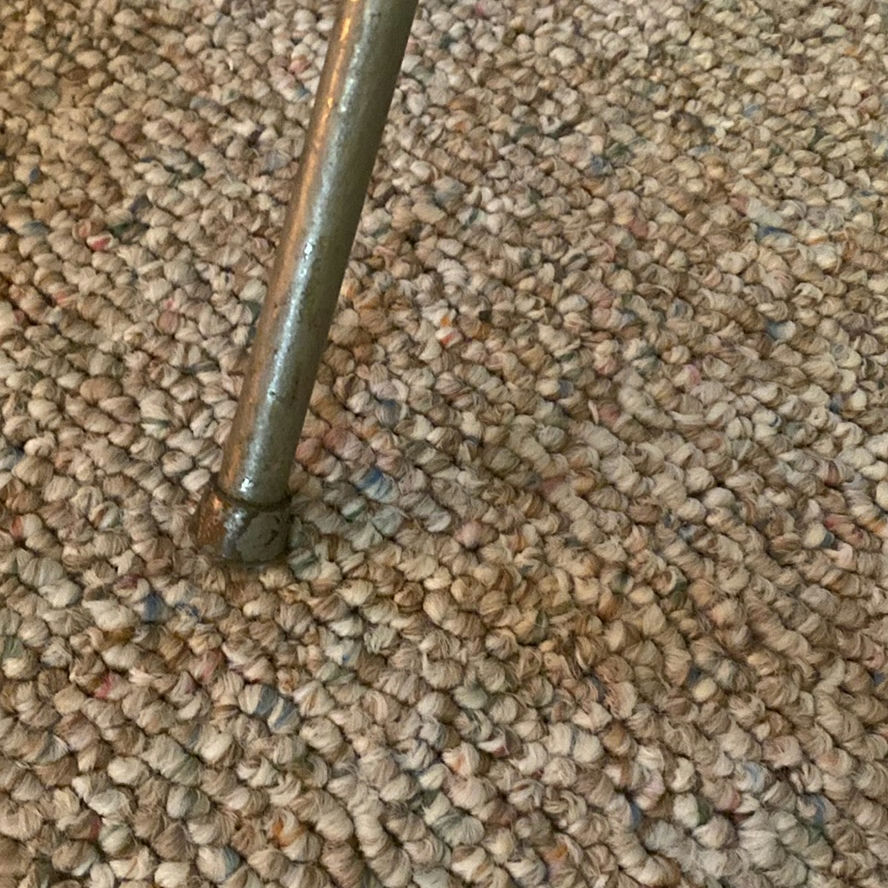 Mid Century Round Glass-Top Side Table - image 4 of 4