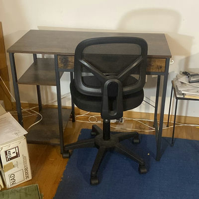 Wood Laminate Desk W Chair - Image 1 of 4