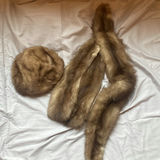 Fur Hat and Matching Fur Stole - thumbnail 1 of 3