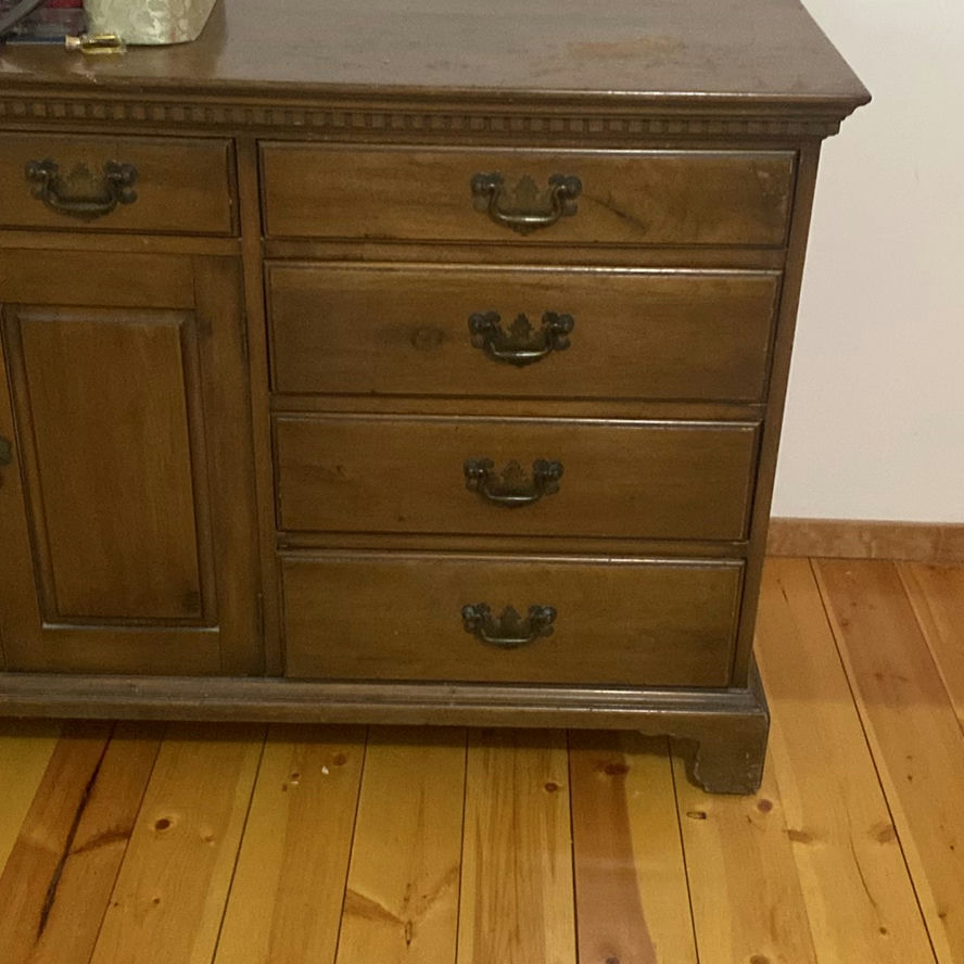 Wood Bedroom Furniture Set with Dressers, Mirror, and Nightstands - image 10 of 12