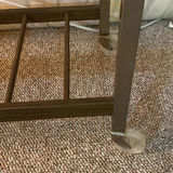 Wood and Metal Rolling Cart with Shelves - thumbnail 4 of 4