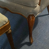 Blue Arm Chair W Footrest - thumbnail 4 of 8