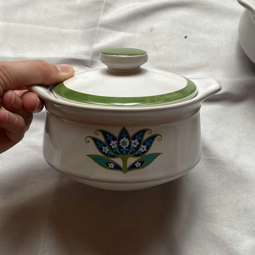 Two Flair by JG Ceramic Lidded Casserole Dishes - image 1 of 4