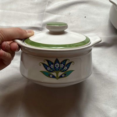 Two Flair by JG Ceramic Lidded Casserole Dishes - Image 1 of 4