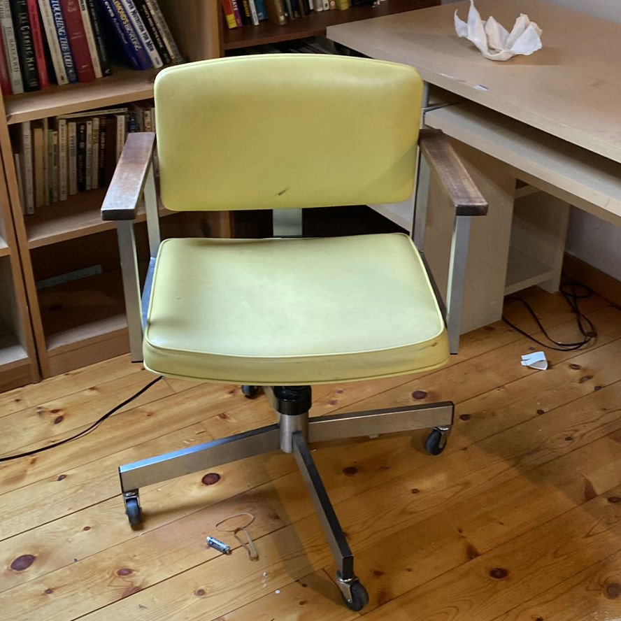 Cosco Mid Century Modern Swivel Desk Chair - image 1 of 10