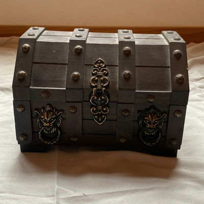 Norleans Japan Decorative Wooden Chest with Metal Hardware - Image 1 of 6