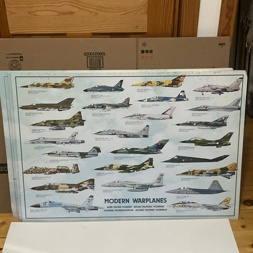 Military Aircraft Illustrated Posters Collection - image 2 of 4