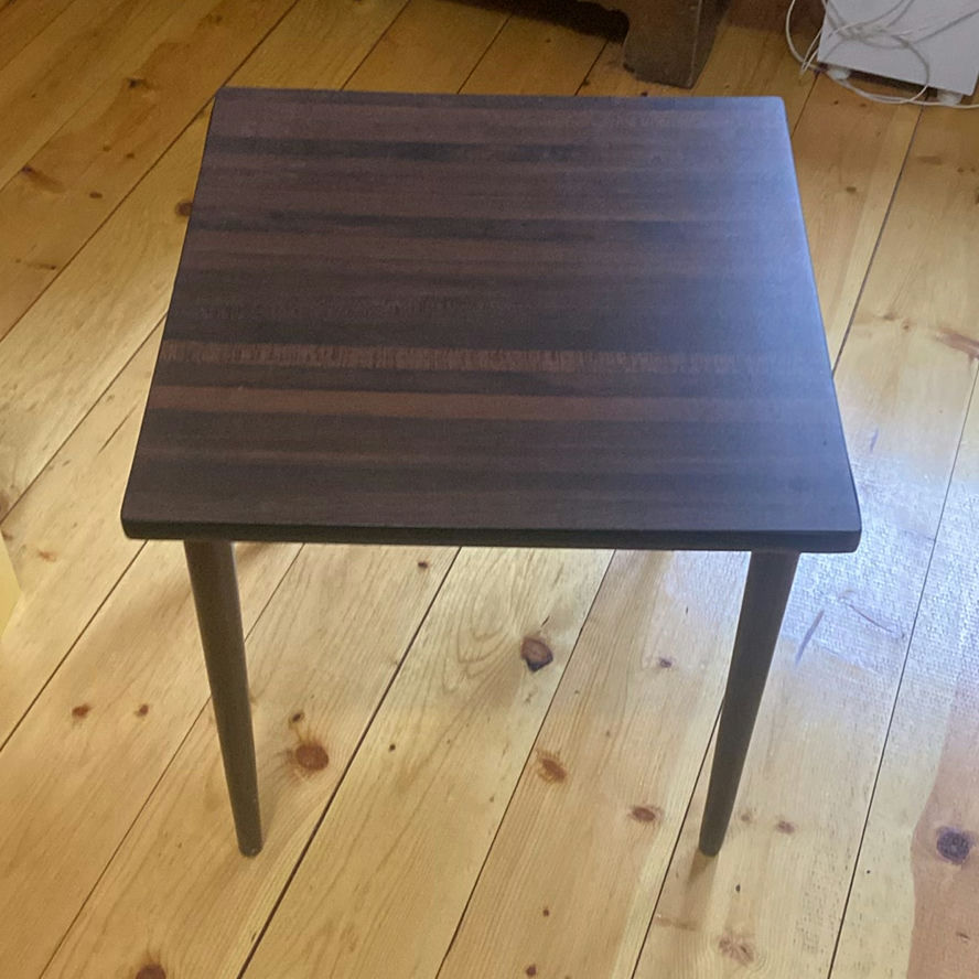 MCM Small Square Wooden Table - image 1 of 4