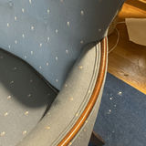 Blue Arm Chair W Footrest - thumbnail 6 of 8