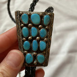 Turquoise Navajo Style Bolo Tie - thumbnail 4 of 4
