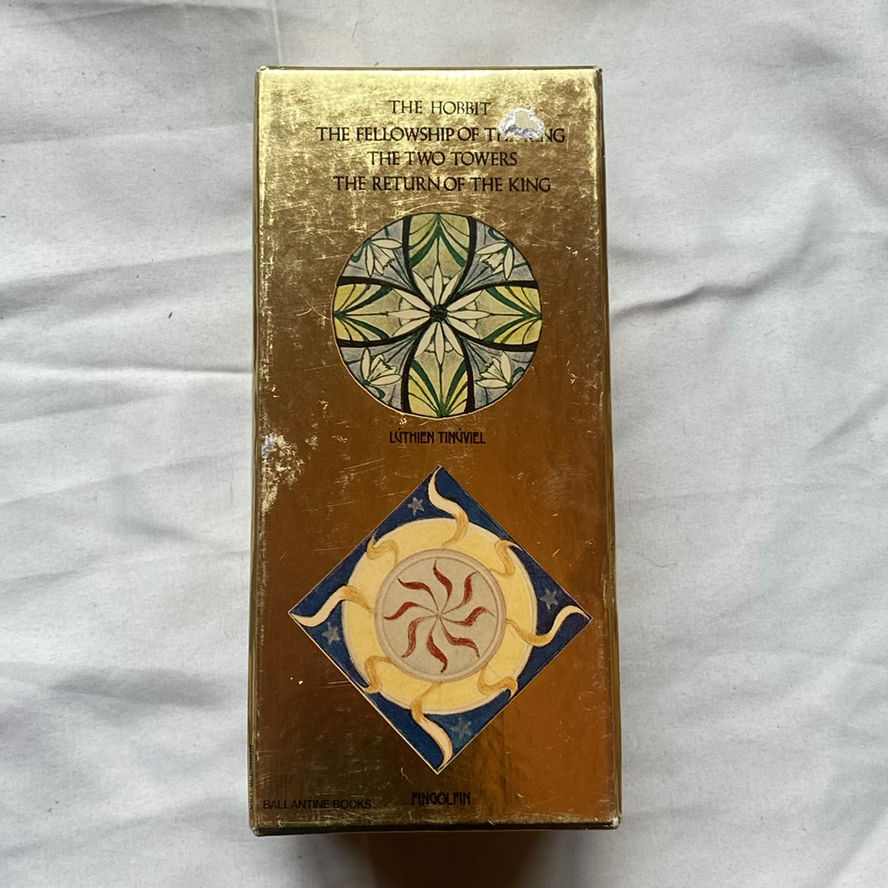 J.R.R. Tolkien Four-Book Paperback Set With Gold leaf Slipcase - image 4 of 6