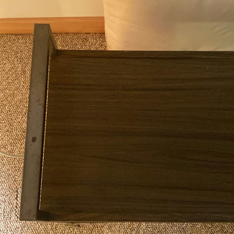 Wood and Metal Rolling Cart with Shelves - image 3 of 4