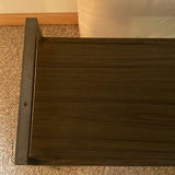 Wood and Metal Rolling Cart with Shelves - thumbnail 3 of 4
